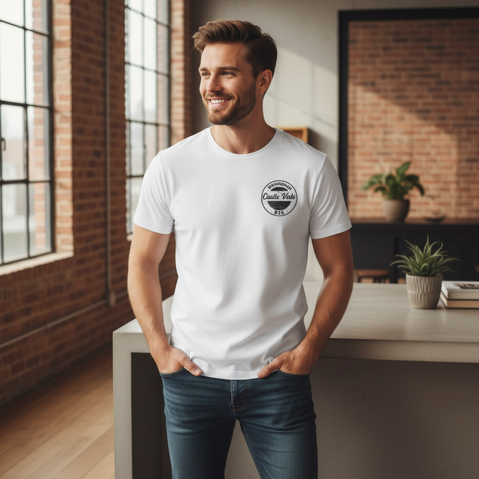 Castle Vale - T-Shirt - B35 Vintage Stamp Design