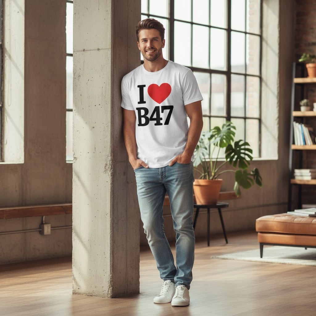 Hollywood - T-Shirt - I Heart B47 Design
