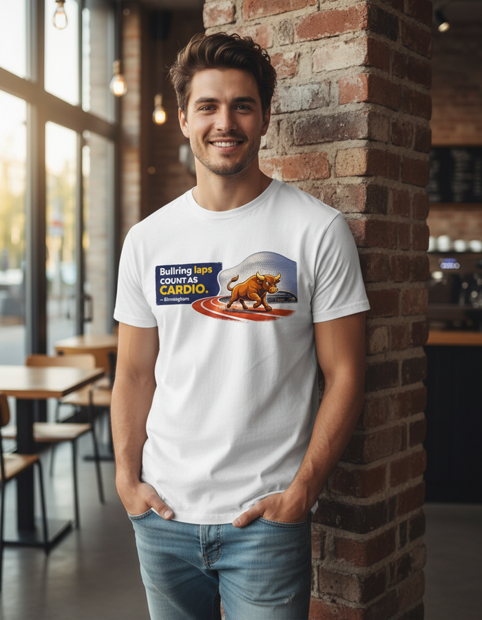 Birmingham - T-Shirt - Humurous Bullring Step Count Design