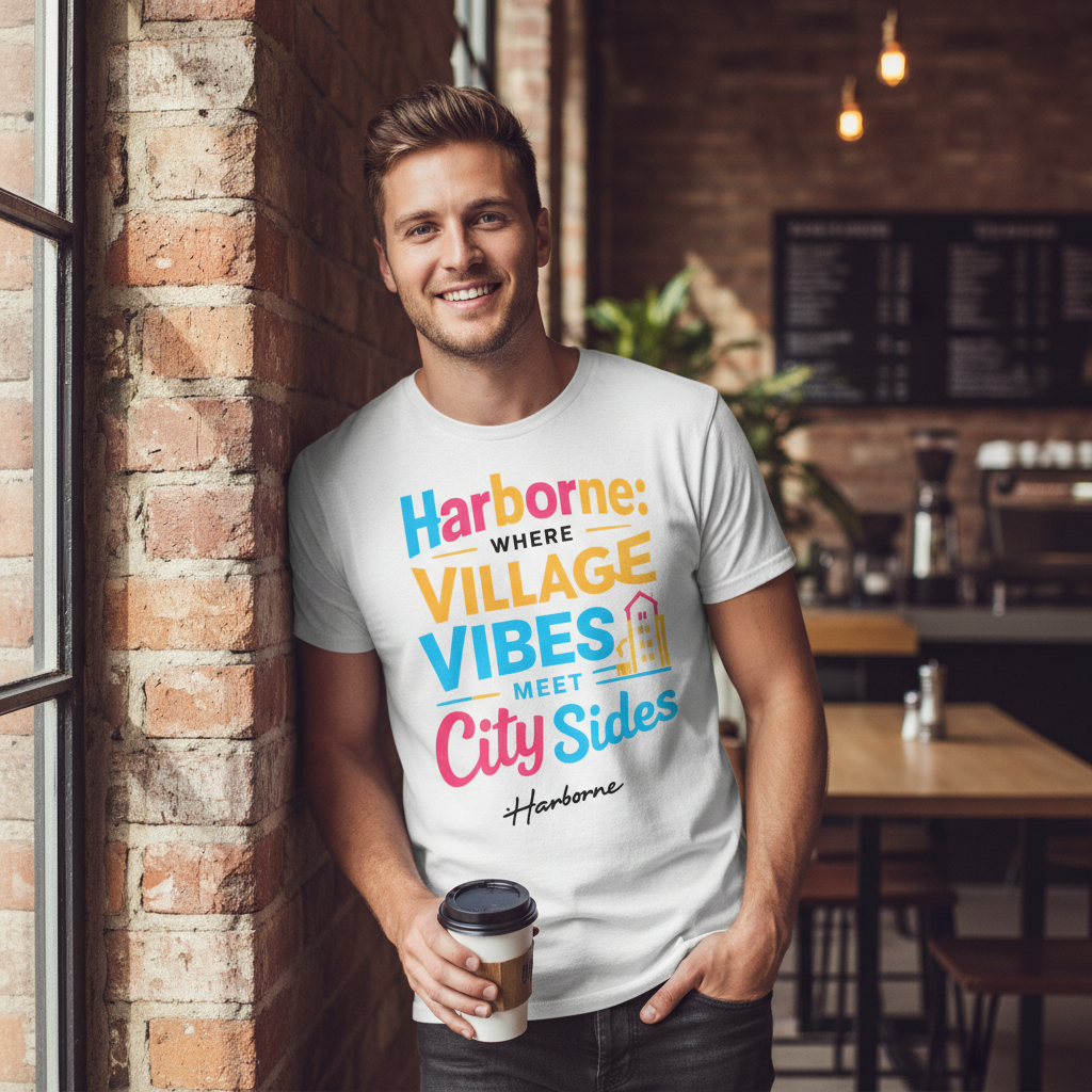 Harborne - T-Shirt - Say it…Harborne Design