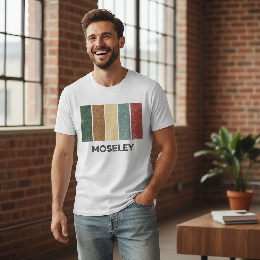Moseley - T-Shirt - Colour Block Design