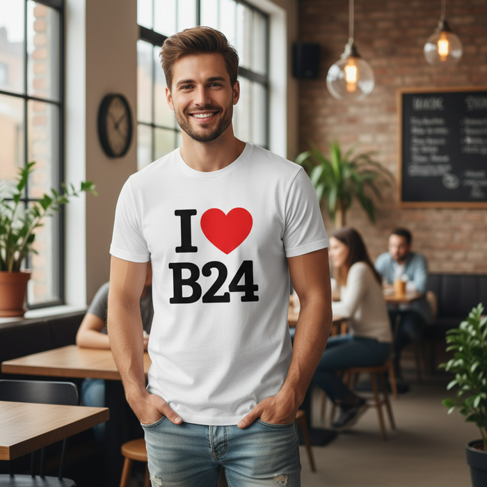 Erdington - T-Shirt - I Heart B24 Design