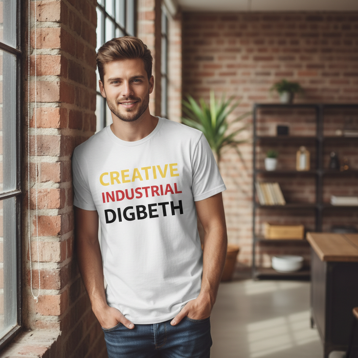 Digbeth - T-Shirt - Minimal Type Stack Design