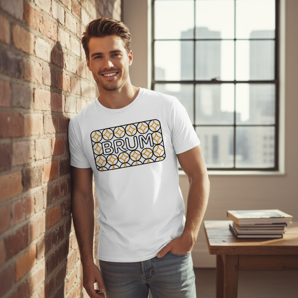 Birmingham - T-Shirt - BRUM Library Pattern Design