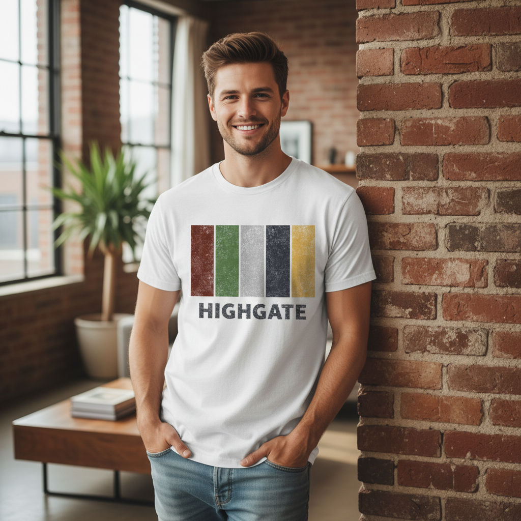 Highgate - T-Shirt - Colour Block Design