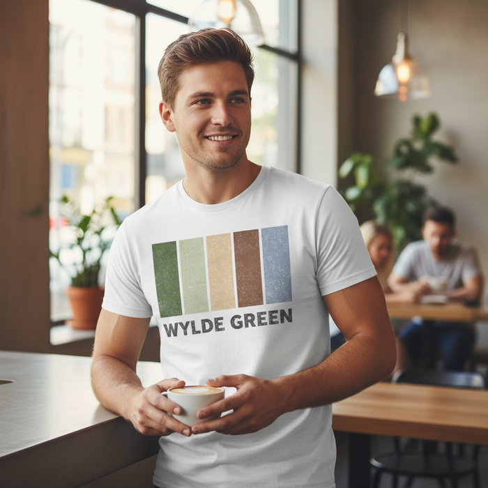 Wylde Green - T-Shirt - Colour Block Design