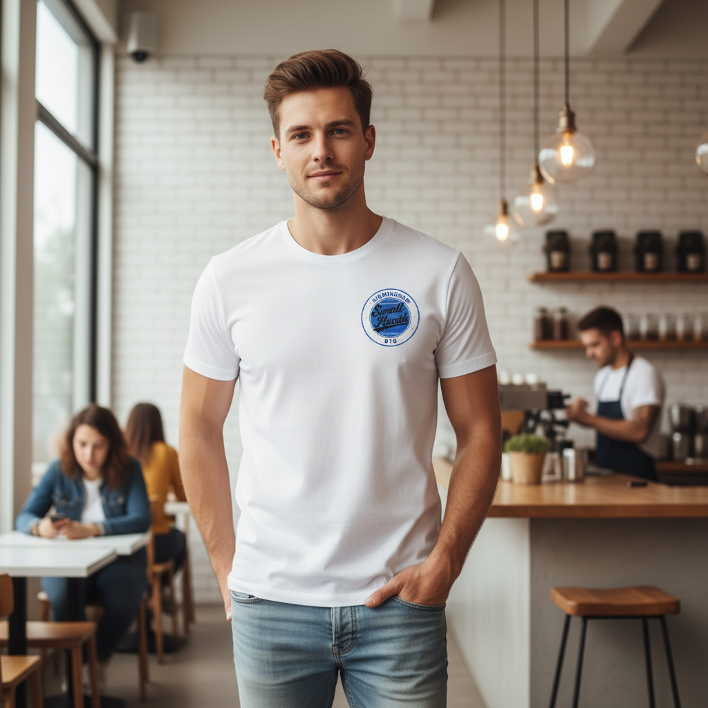 Small Heath - T-Shirt - B10 Vintage Stamp Design