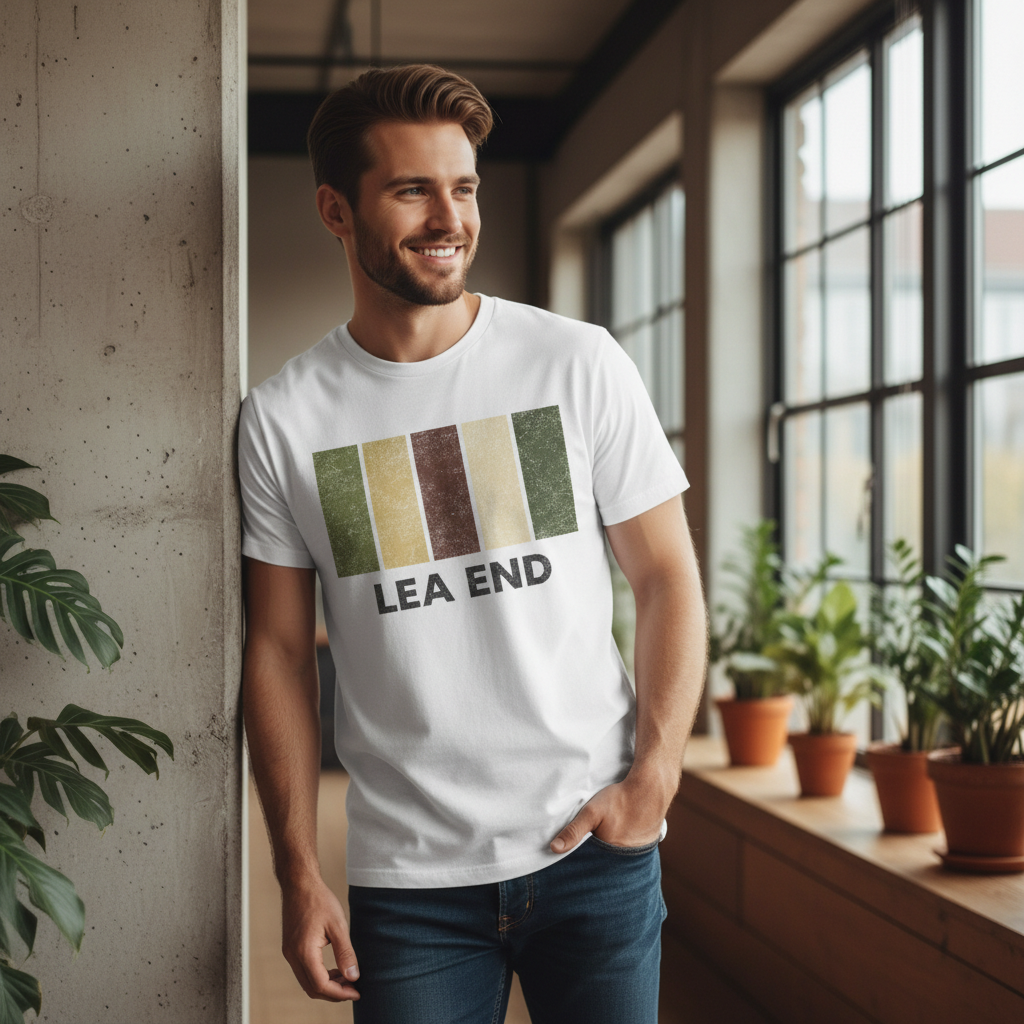 Lea End - T-Shirt - Colour Block Design