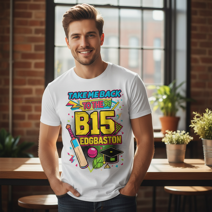 Edgbaston - T-Shirt - Playful Neon Vibe Design