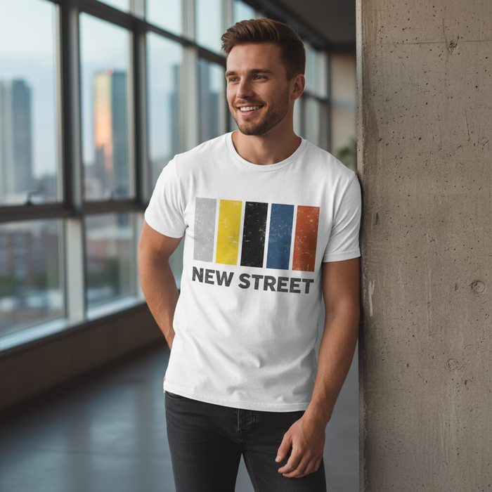 New Street - T-Shirt - Colour Block Design