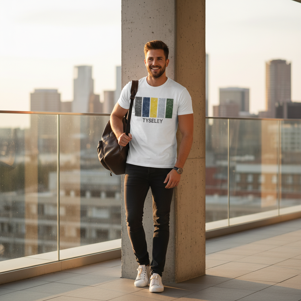 Tyseley - T-Shirt - Colour Block Design
