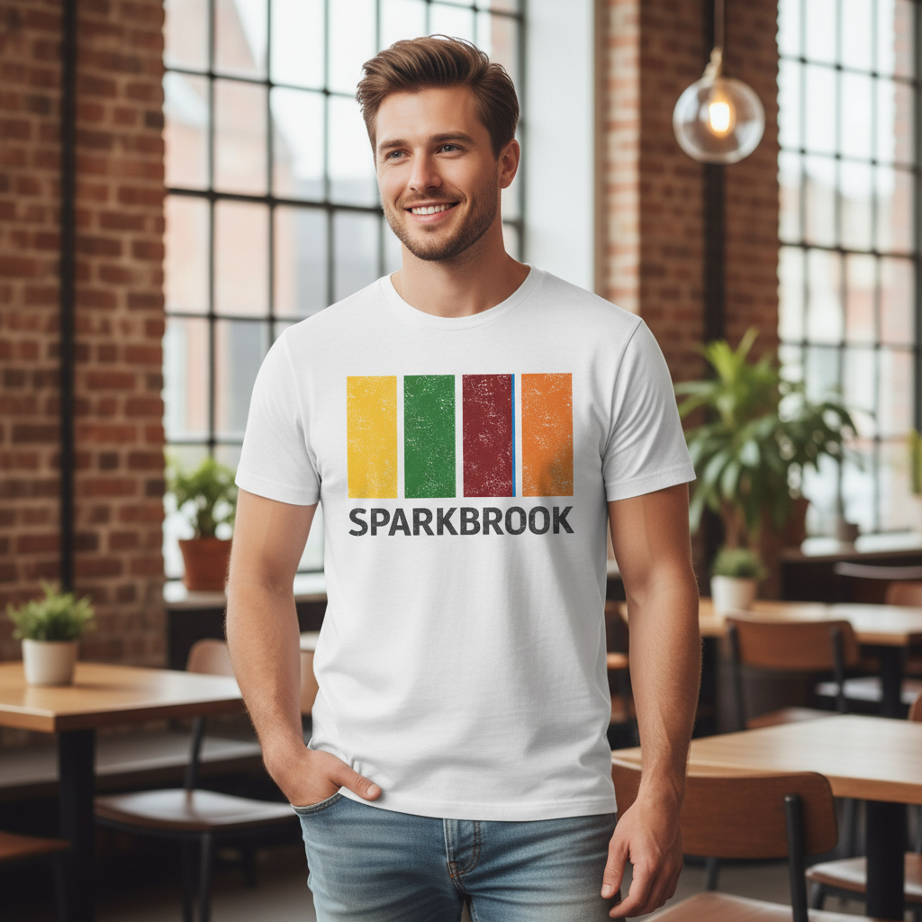 Sparkbrook - T-Shirt - Colour Block Design