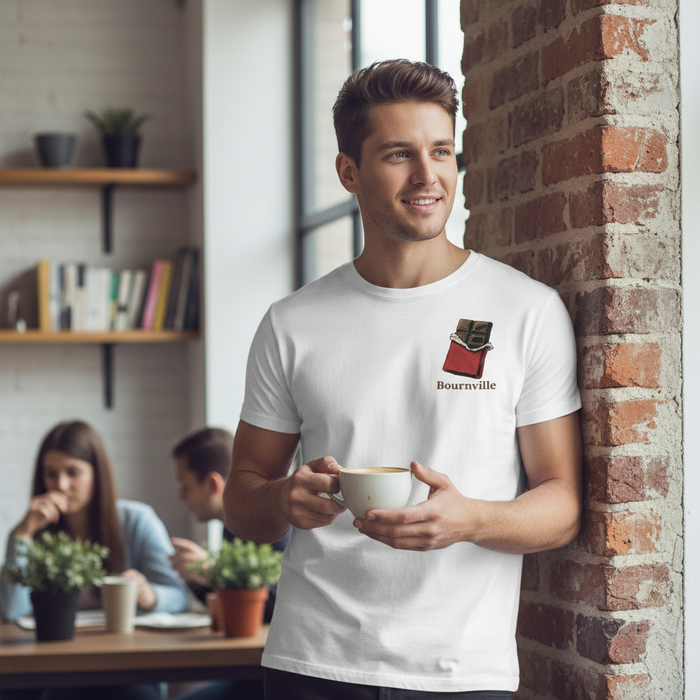 Bournville - T-Shirt - Minimal Cool Design - Chocolate Bar