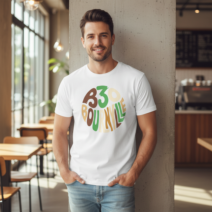 Bournville - T-Shirt - Colour Burst Design