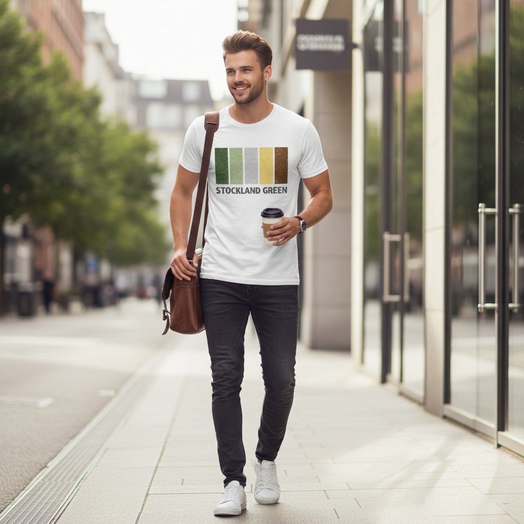 Stockland Green - T-Shirt - Colour Block Design