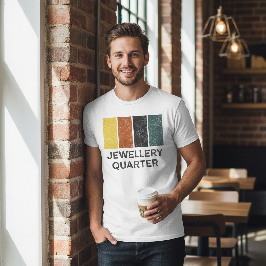 Jewellery Quarter - T-Shirt - Colour Block Design