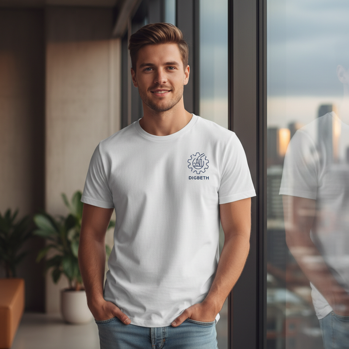 Digbeth - T-Shirt - Minimal Line Icon Design - Factory Cog