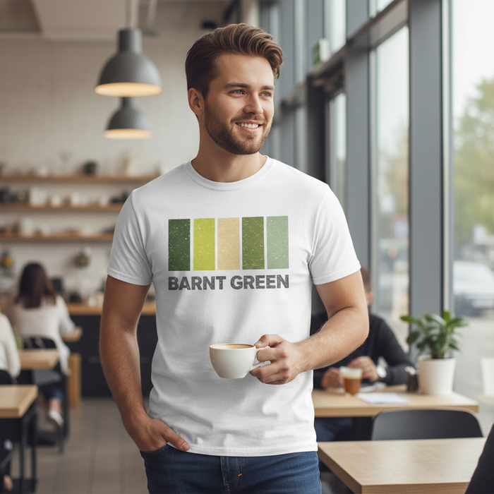 Barnt Green - T-Shirt - Colour Block Design