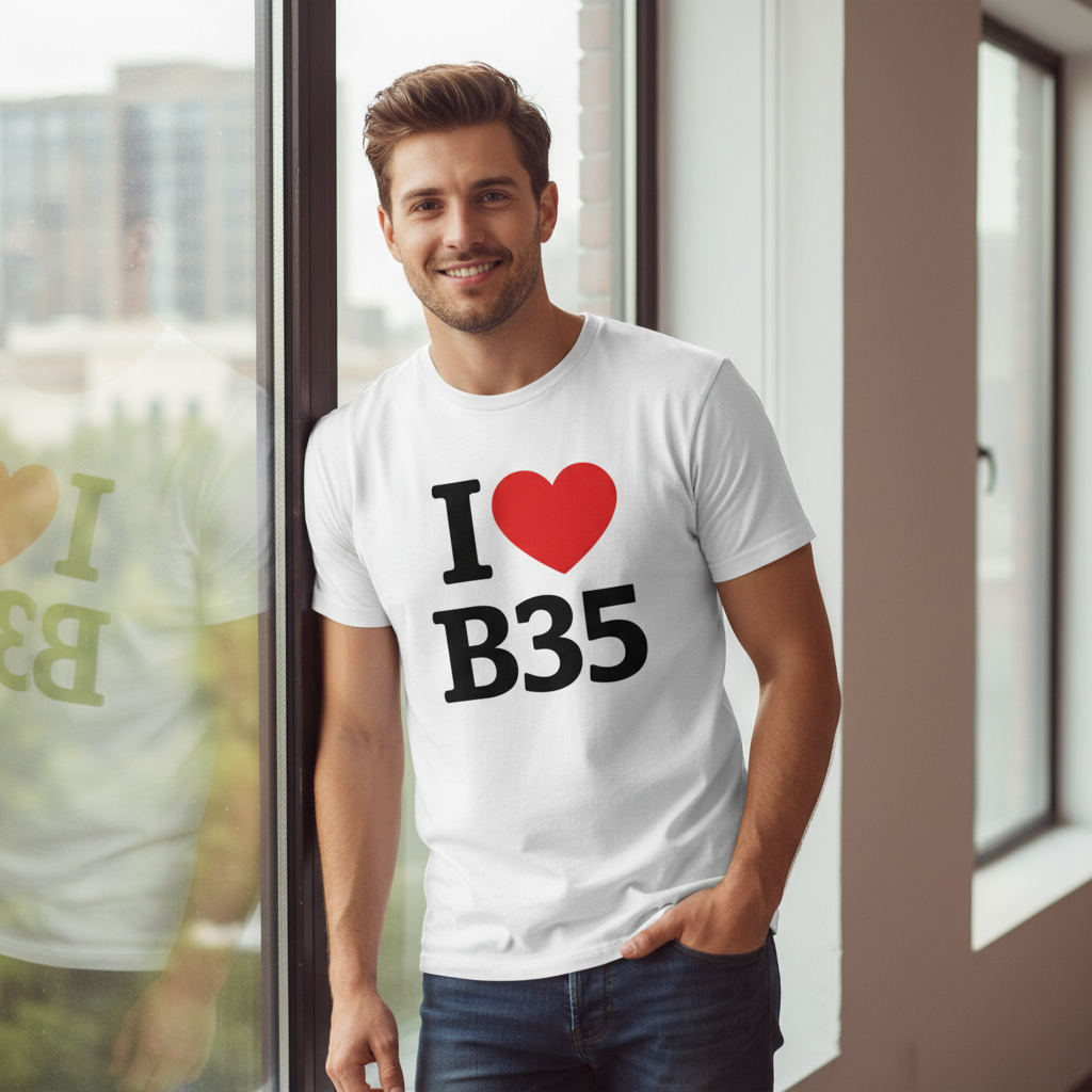 Castle Vale - T-Shirt - I Heart B35 Design