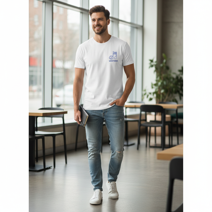 Westside - T-Shirt - Minimal Line Icon Design - Music Note