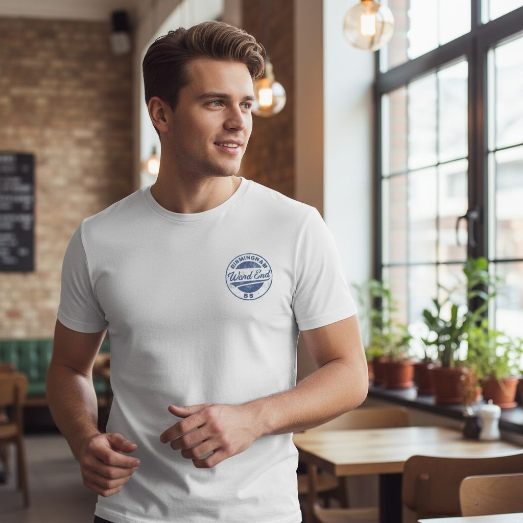Ward End - T-Shirt - B8 Vintage Stamp Design