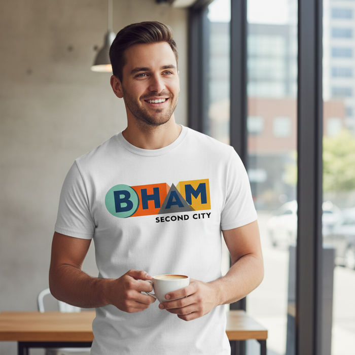 Birmingham - T-Shirt - BHAM Second City Bold Graphic