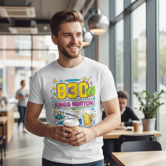 Kings Norton - T-Shirt - Playful Neon Vibe Design
