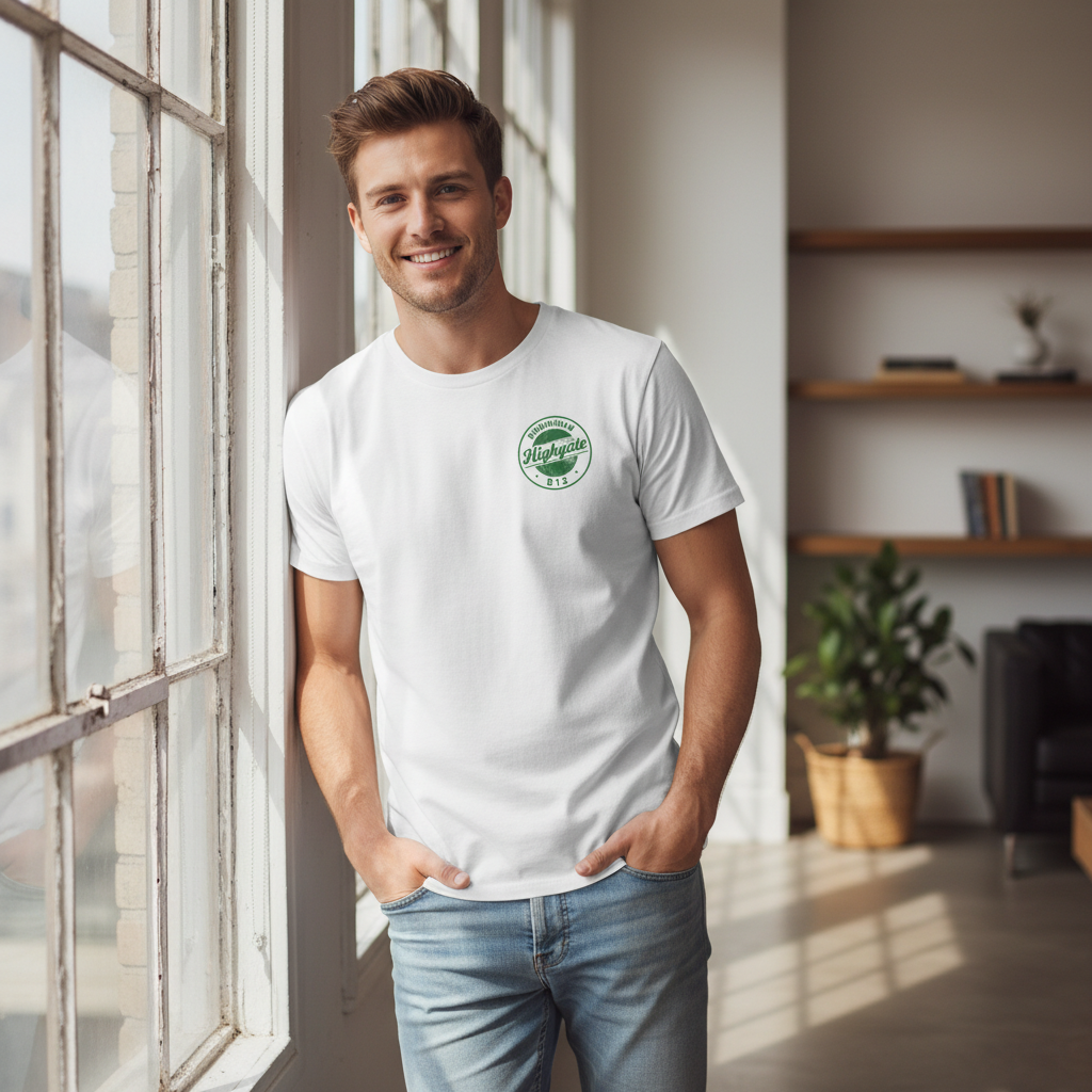 Highgate - T-Shirt - B12 Vintage Stamp Design