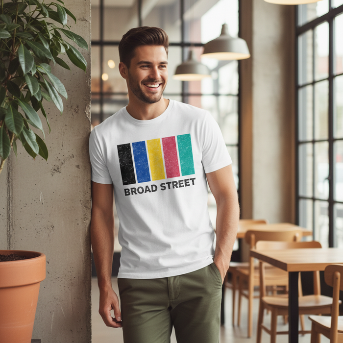 Broad Street - T-Shirt - Colour Block Design