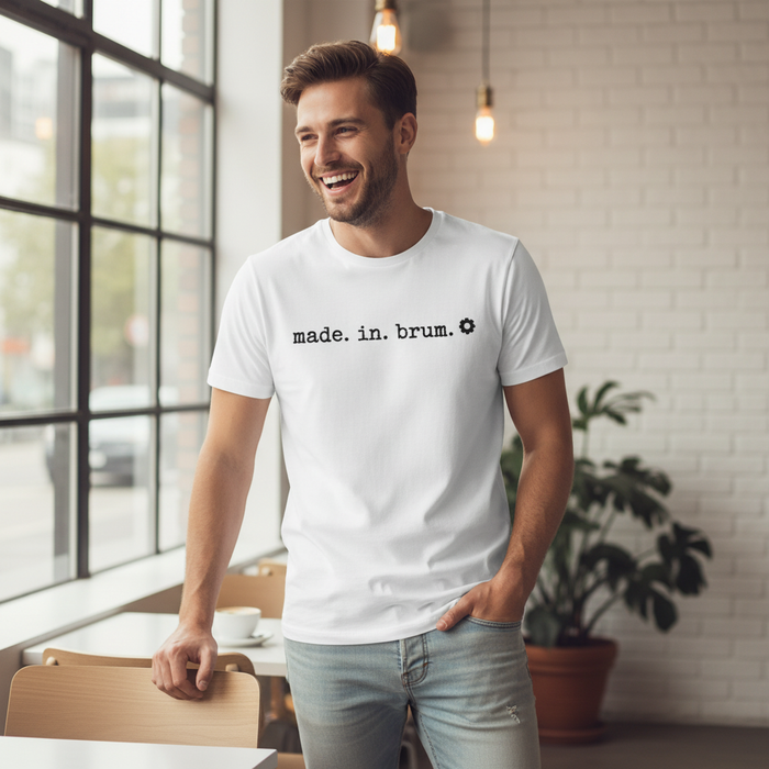Birmingham - T-Shirt  - Made in Brum - Stamped Type Tee