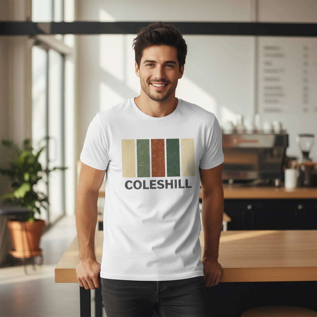 Coleshill - T-Shirt - Colour Block Design