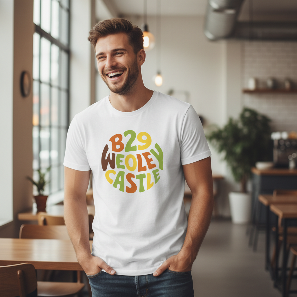 Weoley Castle - T-Shirt - Colour Burst Design