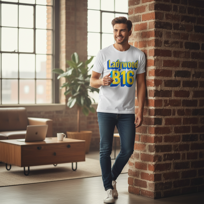 Ladywood - T-Shirt - Bold 3D Type Design