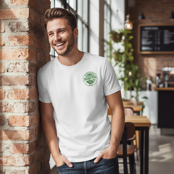 Hodge Hill - T-Shirt - B34 Vintage Stamp Design