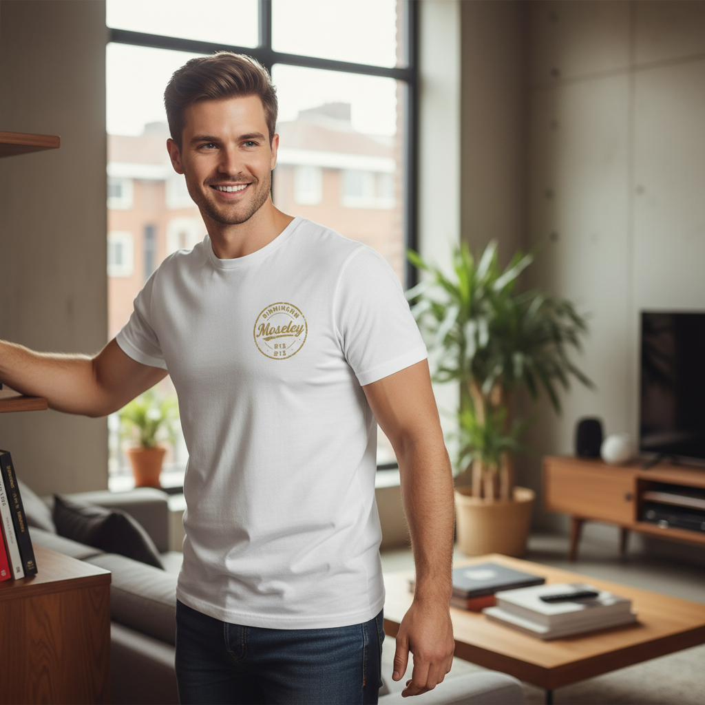 Moseley - T-Shirt - B13 Vintage Stamp Design