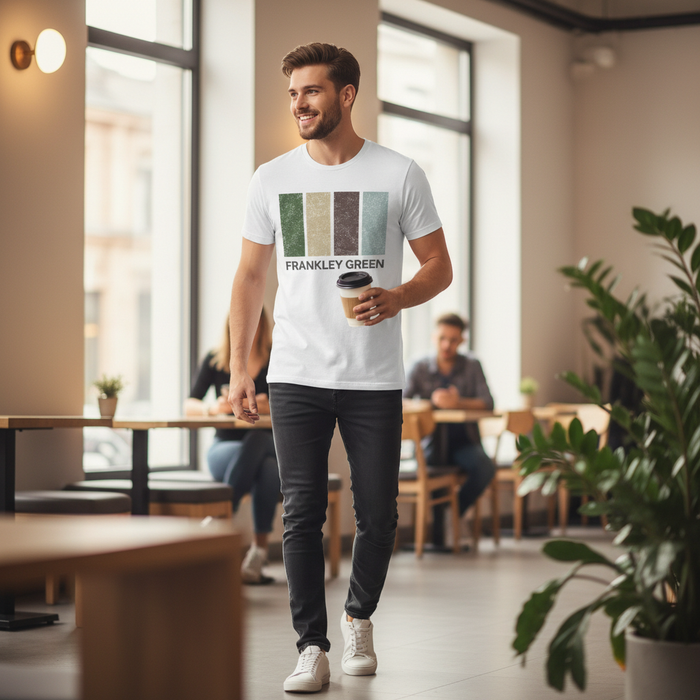 Frankley Green - T-Shirt - Colour Block Design