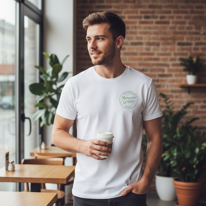 Marston Green - T-Shirt - B40 Vintage Stamp Design
