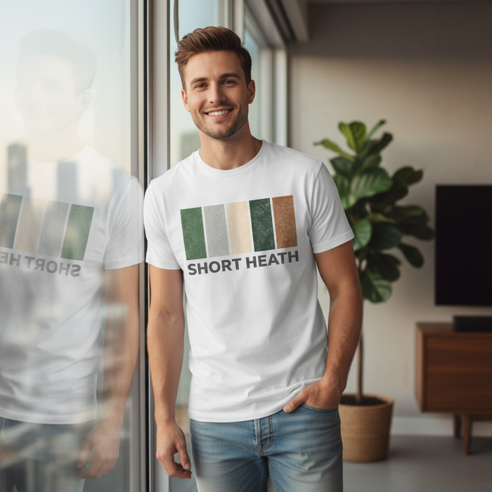 Short Heath - T-Shirt - Colour Block Design