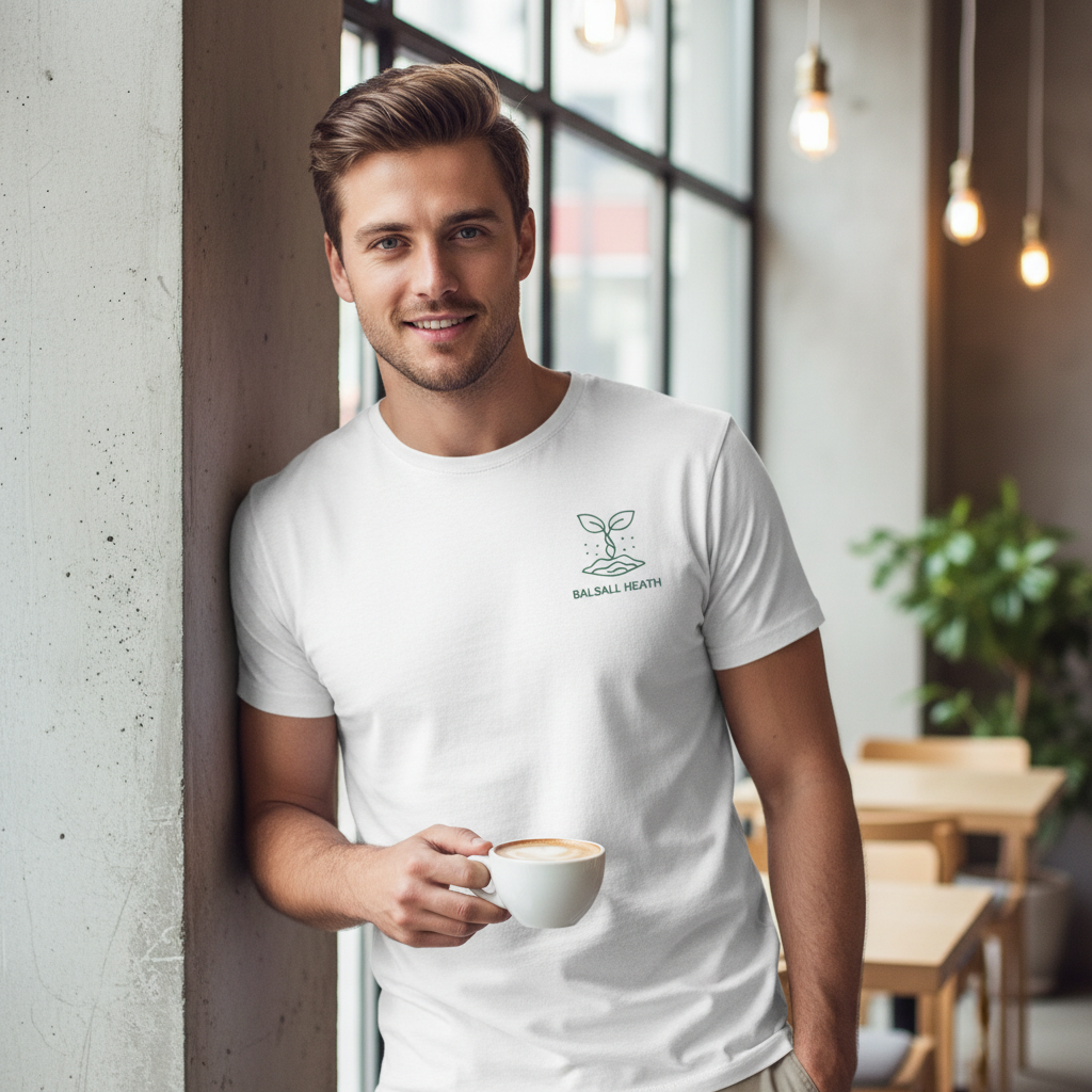 Balsall Heath - T-Shirt - Minimal Line Icon Design - New Beginnings