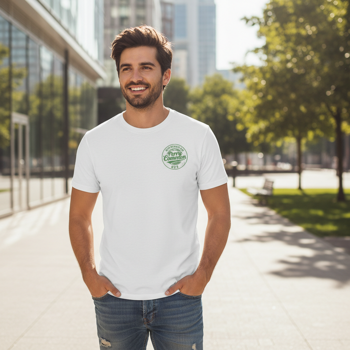 Perry Common - T-Shirt - B23 Vintage Stamp Design