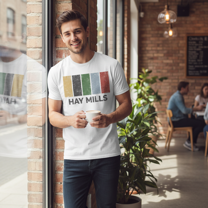 Hay Mills - T-Shirt - Colour Block Design