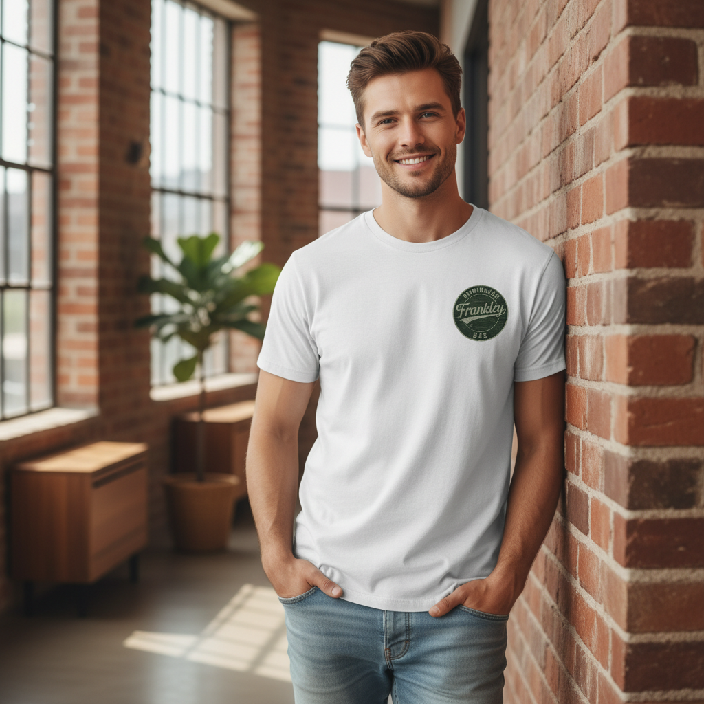 Frankley - T-Shirt - B45 Vintage Stamp Design