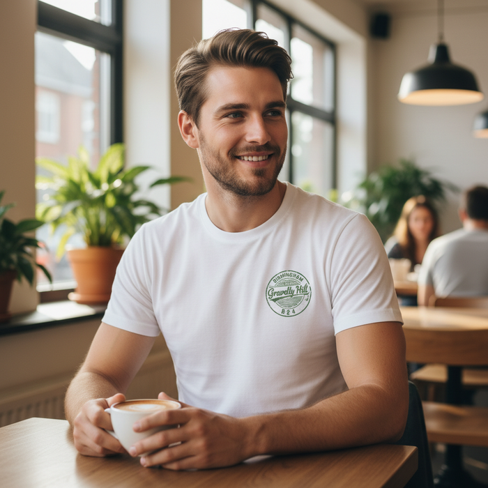 Gravelly Hill - T-Shirt - B24 Vintage Stamp Design