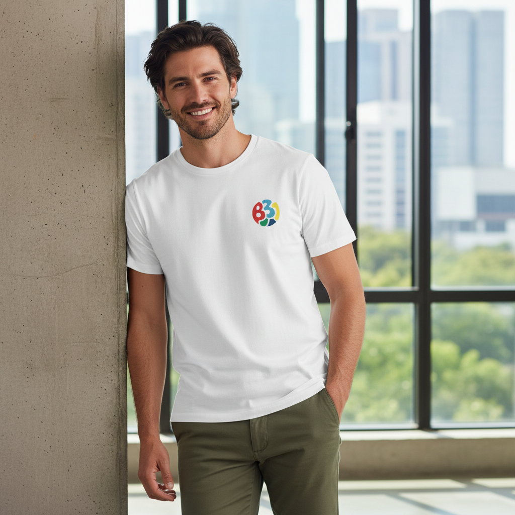 B31 - T-Shirt - Colour Burst Design