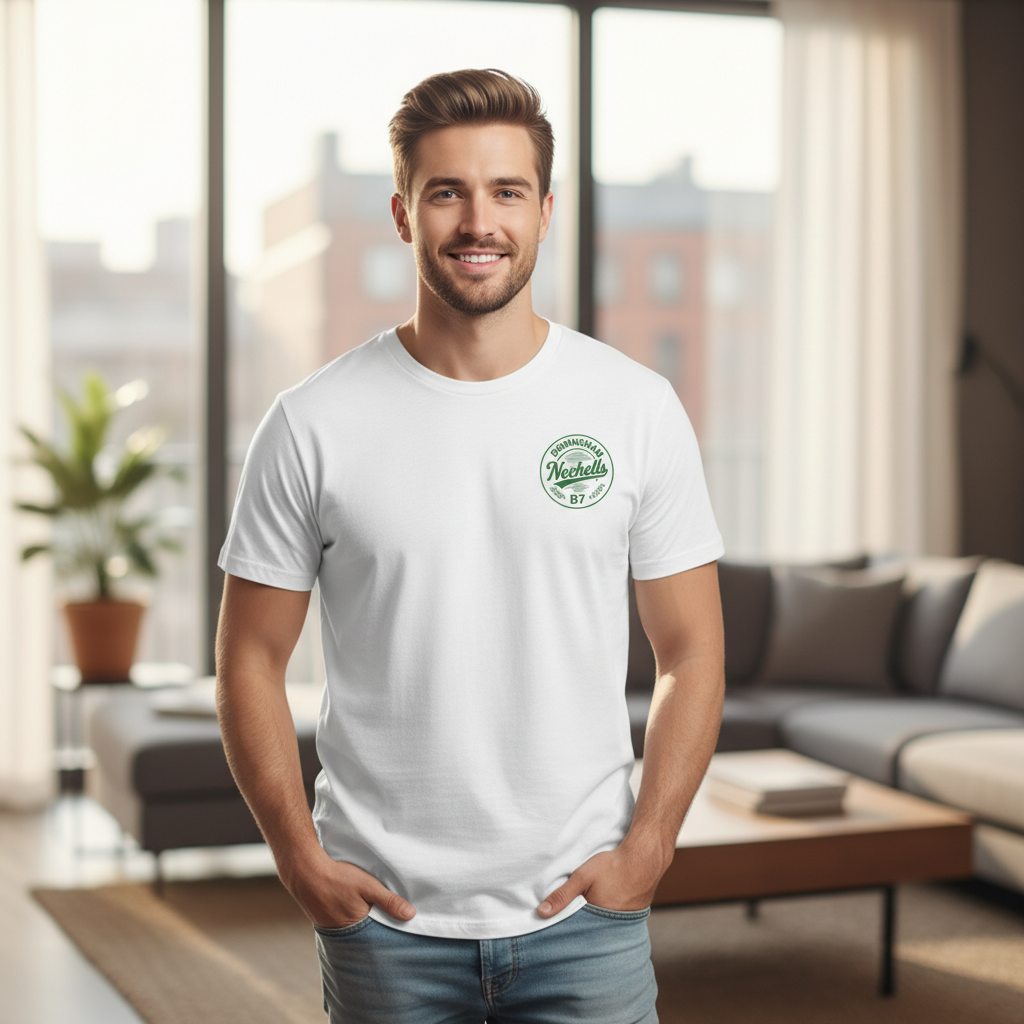Nechells - T-Shirt - B7 Vintage Stamp Design