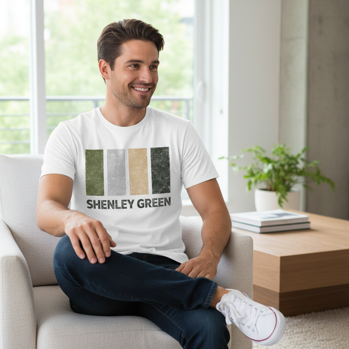 Shenley Green - T-Shirt - Colour Block Design